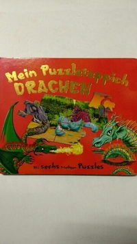 Mein Puzzleteppich - Drachen, mit sechs 9-teiligen Puzzles, Puzzlebuch (Cover)